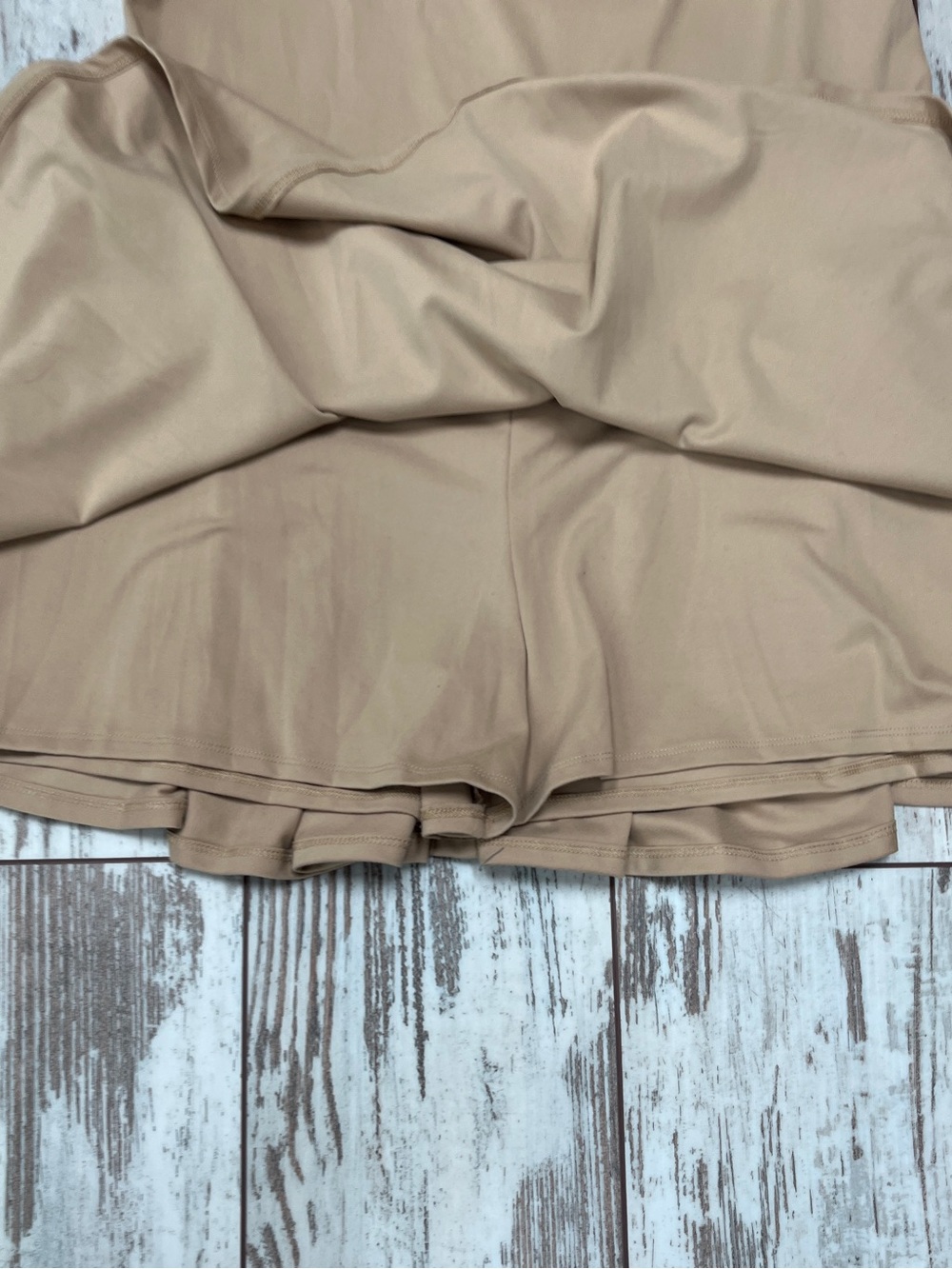 NWT Wild Fable Game Day Lace Drop Waist Skort Dress - XXL Tan - Picture 4 of 14